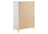 224405 Kendall 5-drawer Bedroom Chest White