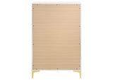 224405 Kendall 5-drawer Bedroom Chest White