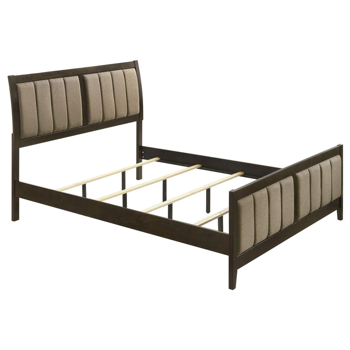 224421KE-S4 Wilkes 4-piece Eastern King Bedroom Set Dark Cocoa