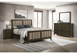 224421KW-S4 Wilkes 4-piece California King Bedroom Set Dark Cocoa