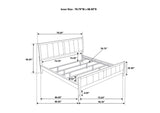 224421KW-S4 Wilkes 4-piece California King Bedroom Set Dark Cocoa