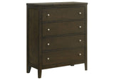 224421Q-S5 Wilkes 5-piece Queen Bedroom Set Dark Cocoa