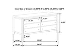224421Q-S5 Wilkes 5-piece Queen Bedroom Set Dark Cocoa