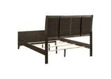 224421Q Wilkes 51-inch Upholstered Queen Bed Dark Cocoa