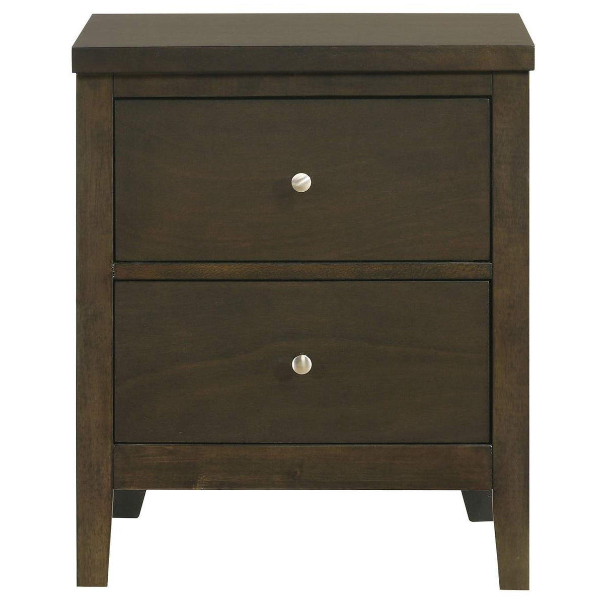 224422 Wilkes 2-drawer Nightstand Bedside Table Dark Cocoa