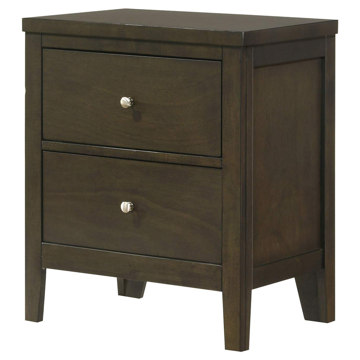 224422 Wilkes 2-drawer Nightstand Bedside Table Dark Cocoa