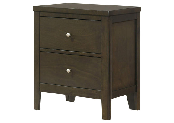 224422 Wilkes 2-drawer Nightstand Bedside Table Dark Cocoa