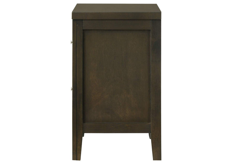 224422 Wilkes 2-drawer Nightstand Bedside Table Dark Cocoa