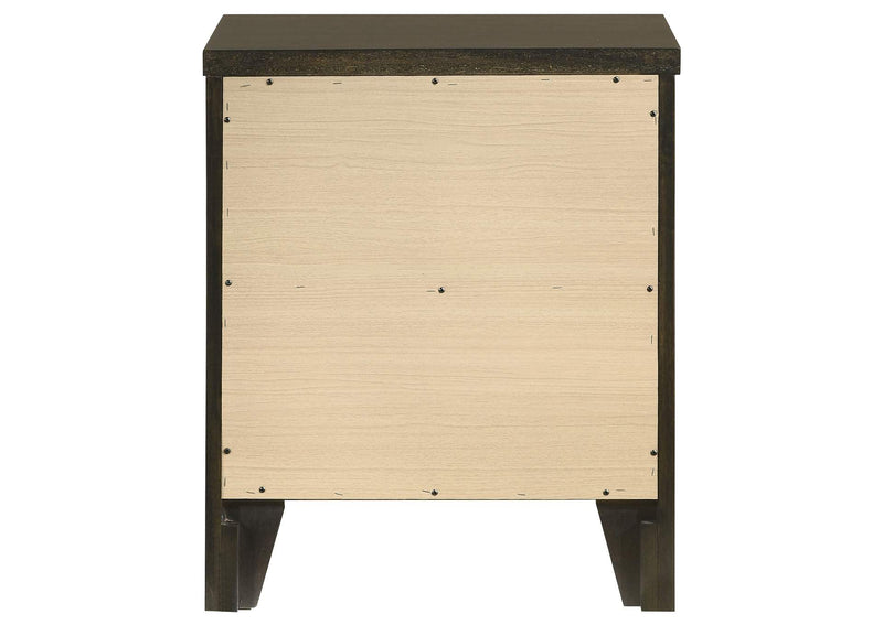 224422 Wilkes 2-drawer Nightstand Bedside Table Dark Cocoa