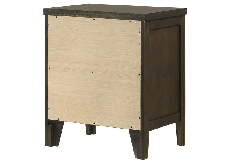 224422 Wilkes 2-drawer Nightstand Bedside Table Dark Cocoa