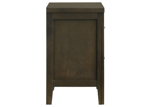 224422 Wilkes 2-drawer Nightstand Bedside Table Dark Cocoa