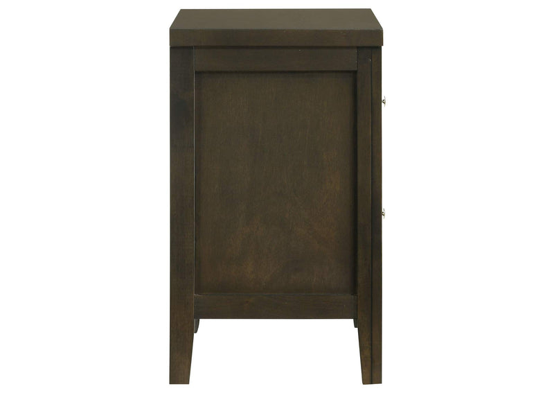 224422 Wilkes 2-drawer Nightstand Bedside Table Dark Cocoa