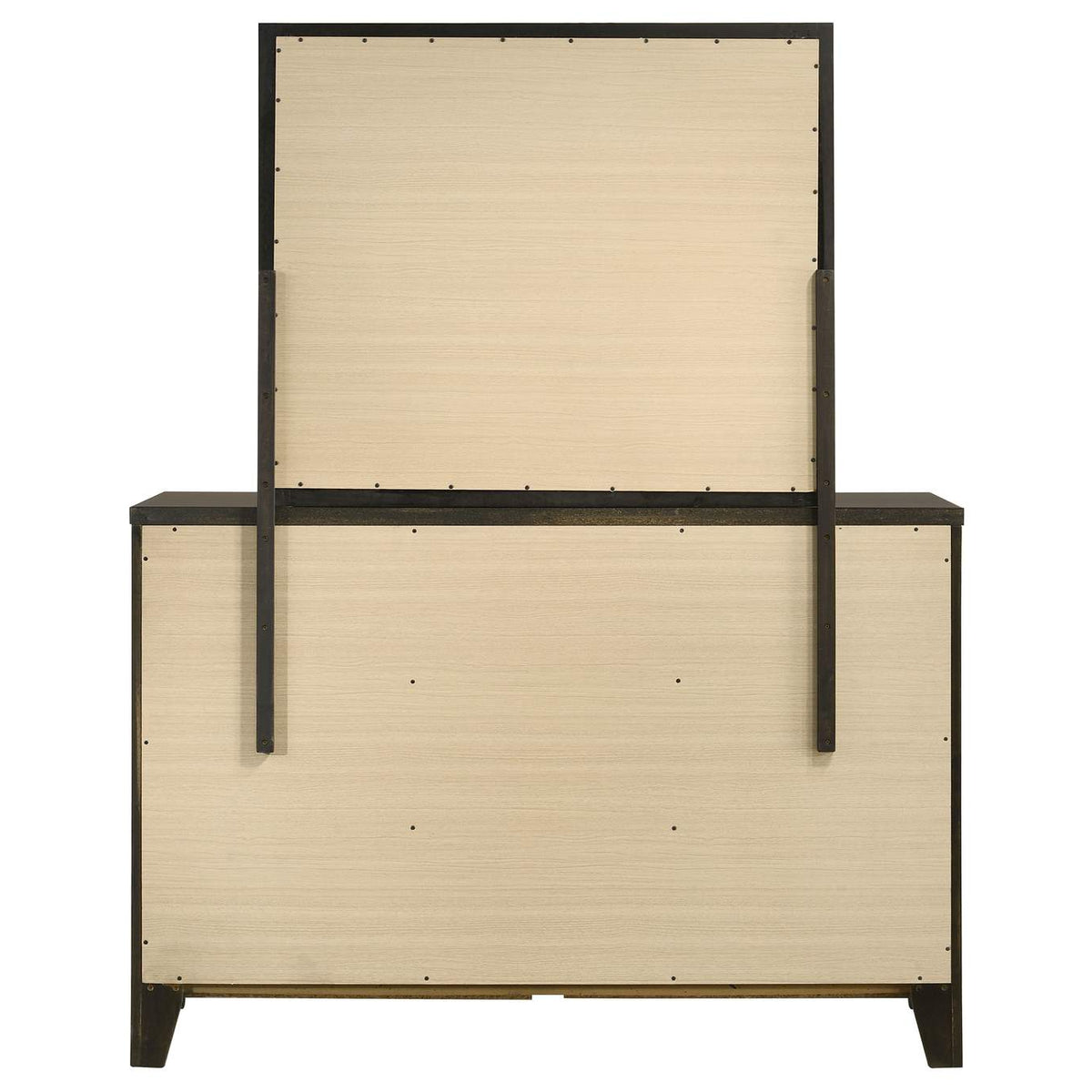 224423M Wilkes 6-drawer Dresser and Mirror Dark Cocoa