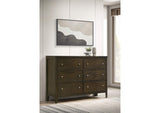 224423 Wilkes 6-drawer Dresser Cabinet Dark Cocoa