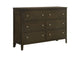 224423 Wilkes 6-drawer Dresser Cabinet Dark Cocoa