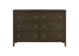 224423 Wilkes 6-drawer Dresser Cabinet Dark Cocoa