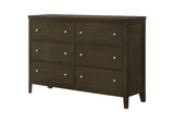 224423 Wilkes 6-drawer Dresser Cabinet Dark Cocoa