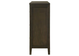 224423 Wilkes 6-drawer Dresser Cabinet Dark Cocoa