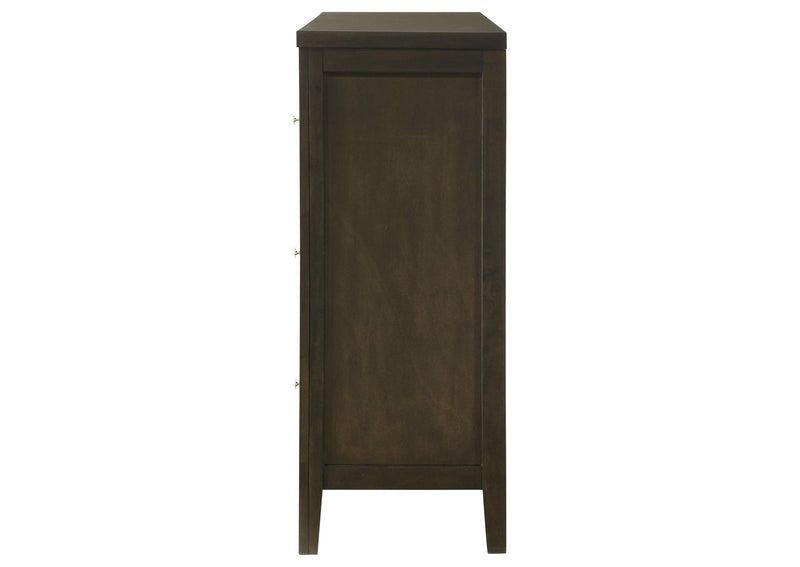 224423 Wilkes 6-drawer Dresser Cabinet Dark Cocoa