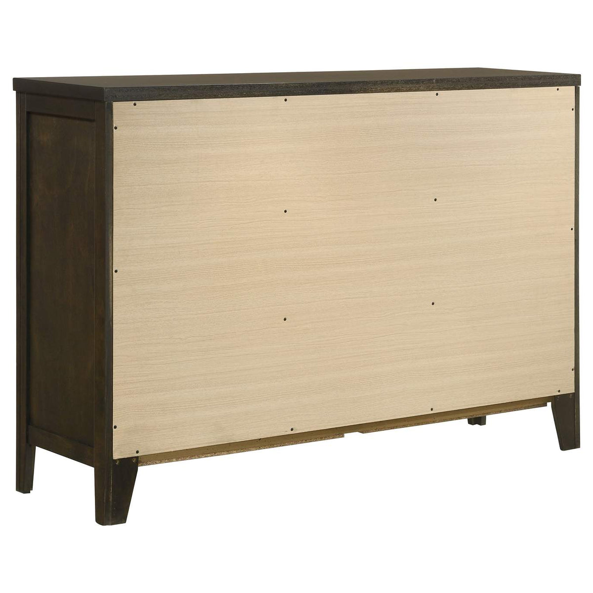 224423 Wilkes 6-drawer Dresser Cabinet Dark Cocoa