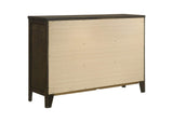 224423 Wilkes 6-drawer Dresser Cabinet Dark Cocoa