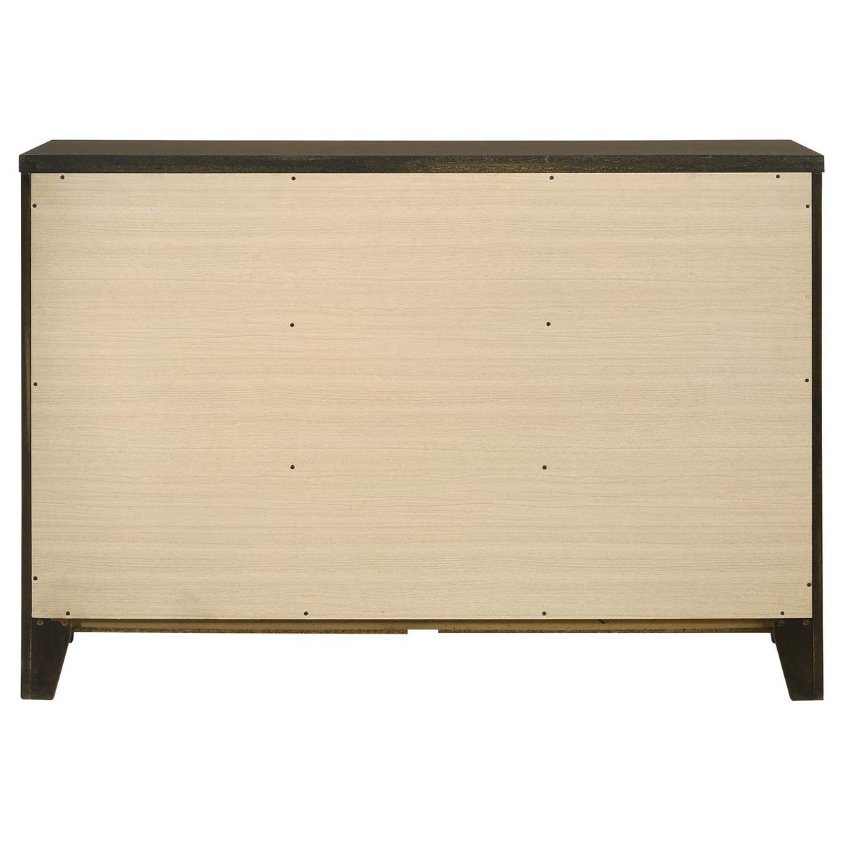 224423 Wilkes 6-drawer Dresser Cabinet Dark Cocoa