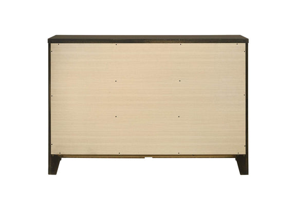 224423 Wilkes 6-drawer Dresser Cabinet Dark Cocoa