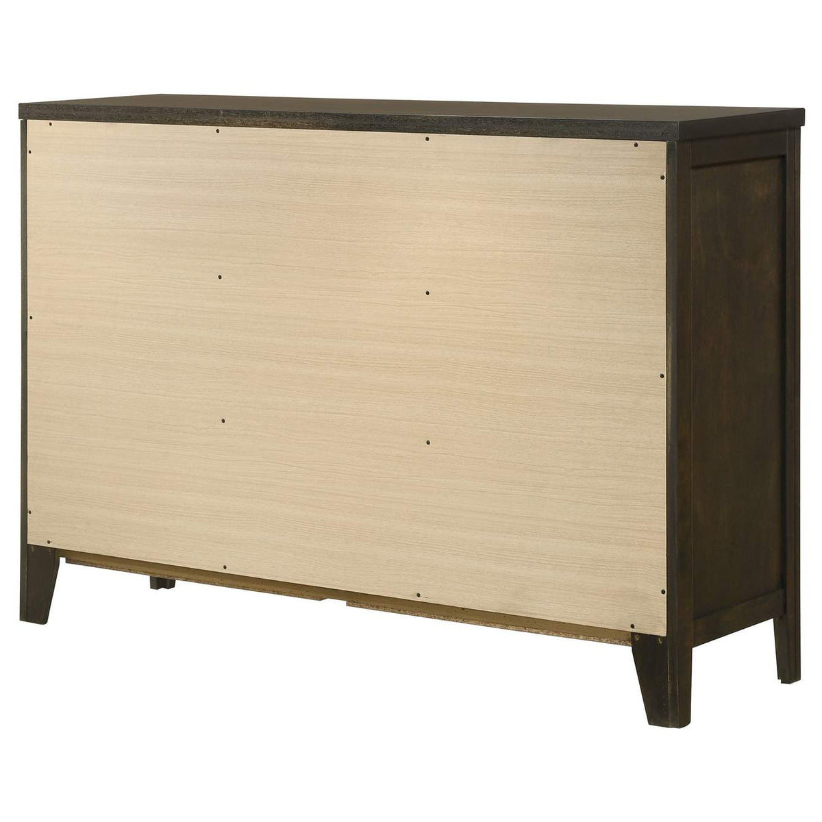 224423 Wilkes 6-drawer Dresser Cabinet Dark Cocoa