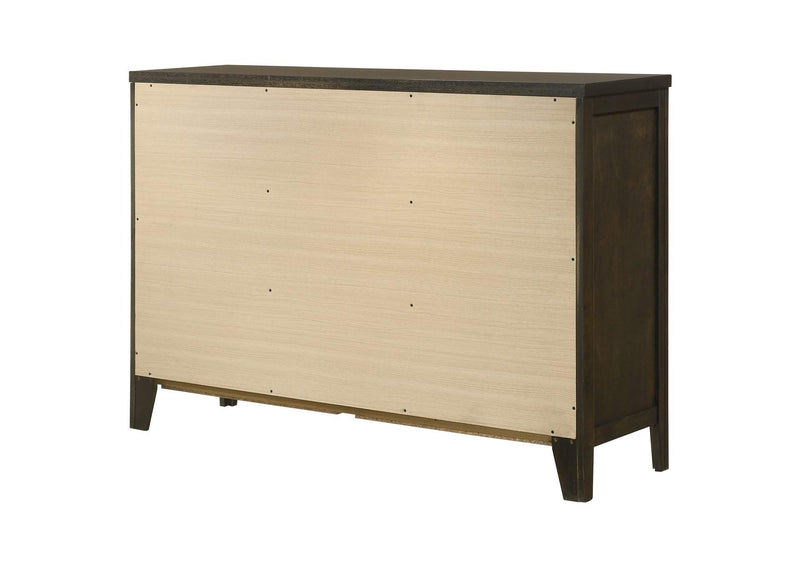 224423 Wilkes 6-drawer Dresser Cabinet Dark Cocoa