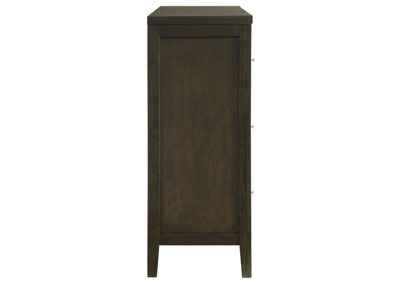 224423 Wilkes 6-drawer Dresser Cabinet Dark Cocoa