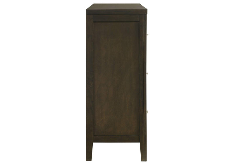 224423 Wilkes 6-drawer Dresser Cabinet Dark Cocoa