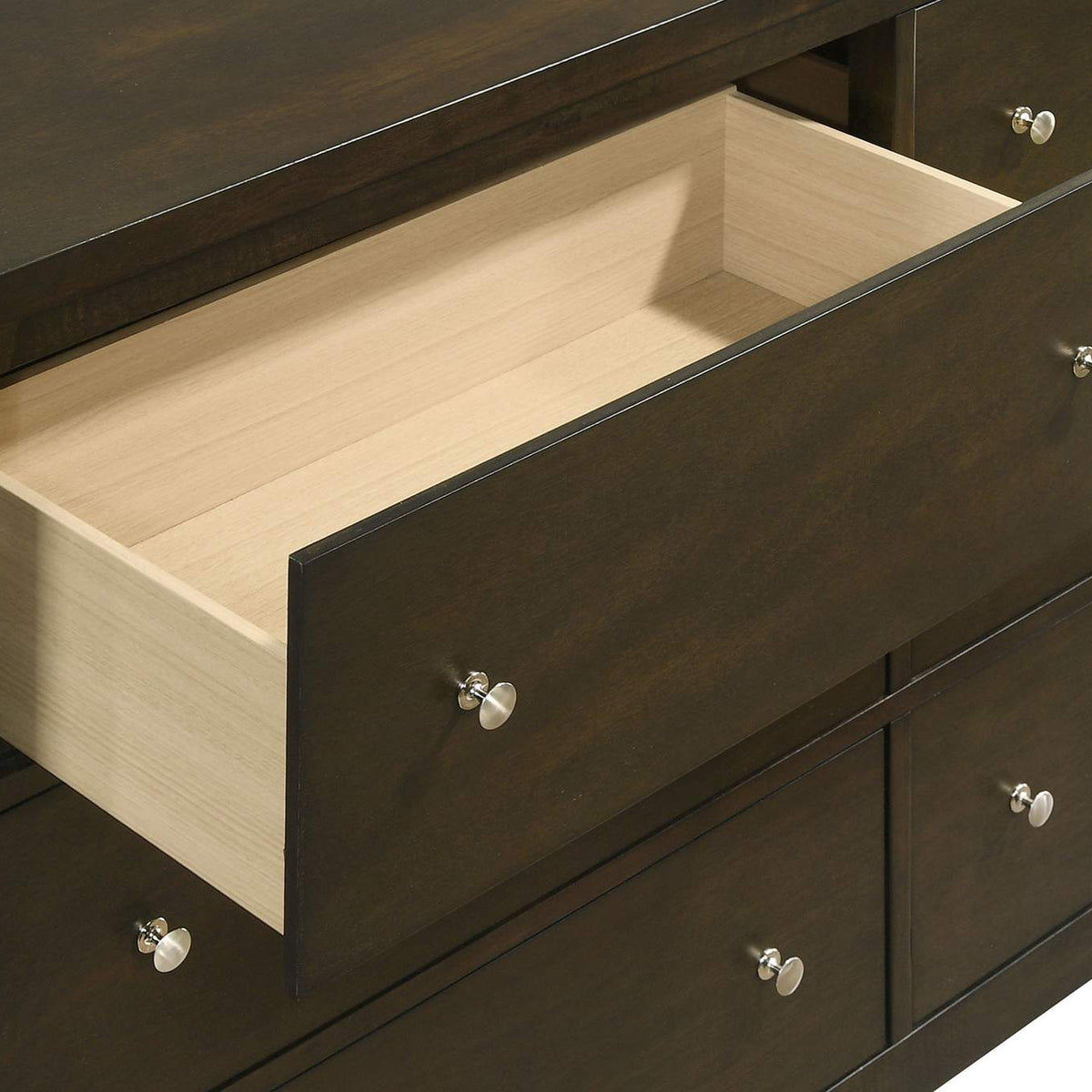 224423 Wilkes 6-drawer Dresser Cabinet Dark Cocoa