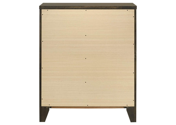 224425 Wilkes 4-drawer Chest of Drawers Dark Cocoa