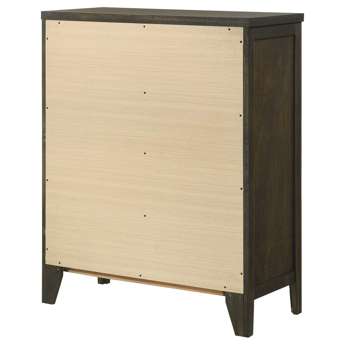 224425 Wilkes 4-drawer Chest of Drawers Dark Cocoa
