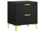 224451KE-S4 Kendall 4-piece Eastern King Bedroom Set Black