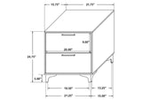 224451KW-S5 Kendall 5-piece California King Bedroom Set Black