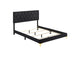 224451Q Kendall Upholstered Queen Panel Bed Black