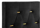 224451Q Kendall Upholstered Queen Panel Bed Black