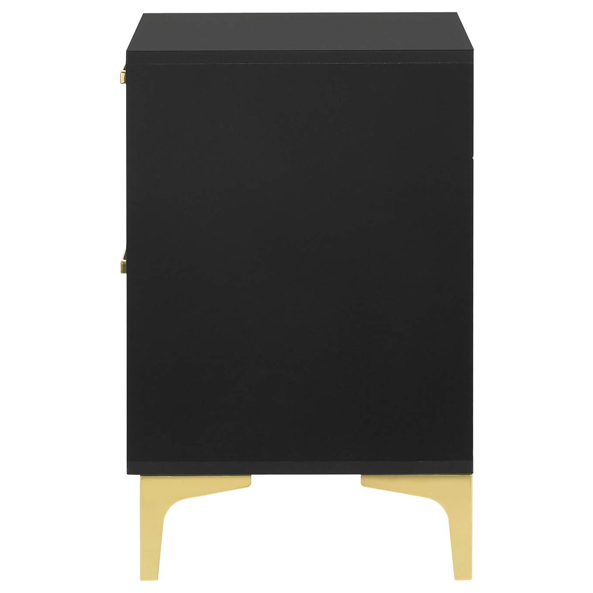 224452 Kendall 2-drawer Nightstand Black