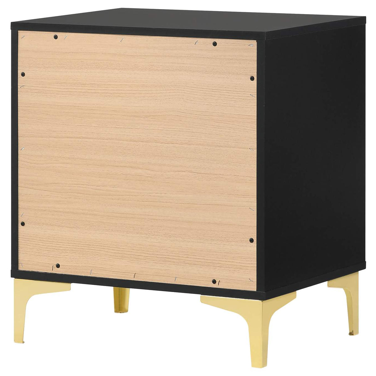 224452 Kendall 2-drawer Nightstand Black