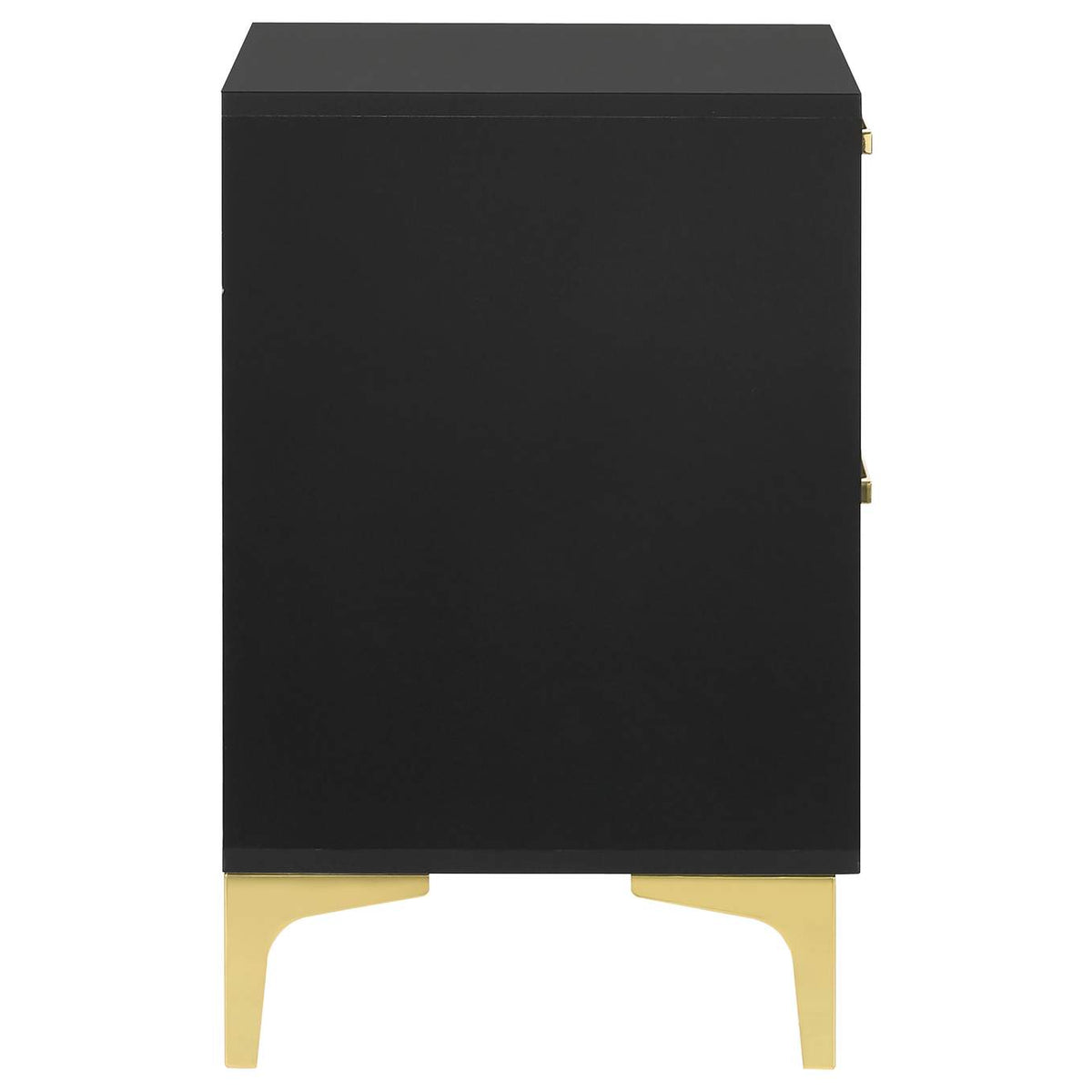 224452 Kendall 2-drawer Nightstand Black