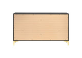 224453 Kendall 6-drawer Dresser Black