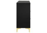 224453 Kendall 6-drawer Dresser Black