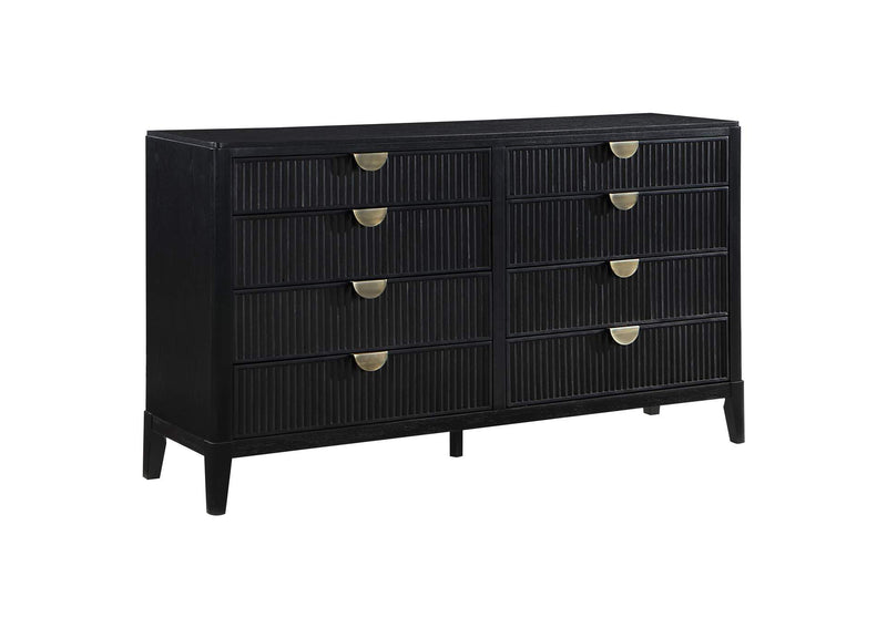 224710KE-S5 Brookmead 5-piece Upholstered Eastern King Bedroom Set Black