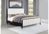 224710KE Brookmead 60-inch Upholstered Eastern King Bed Black
