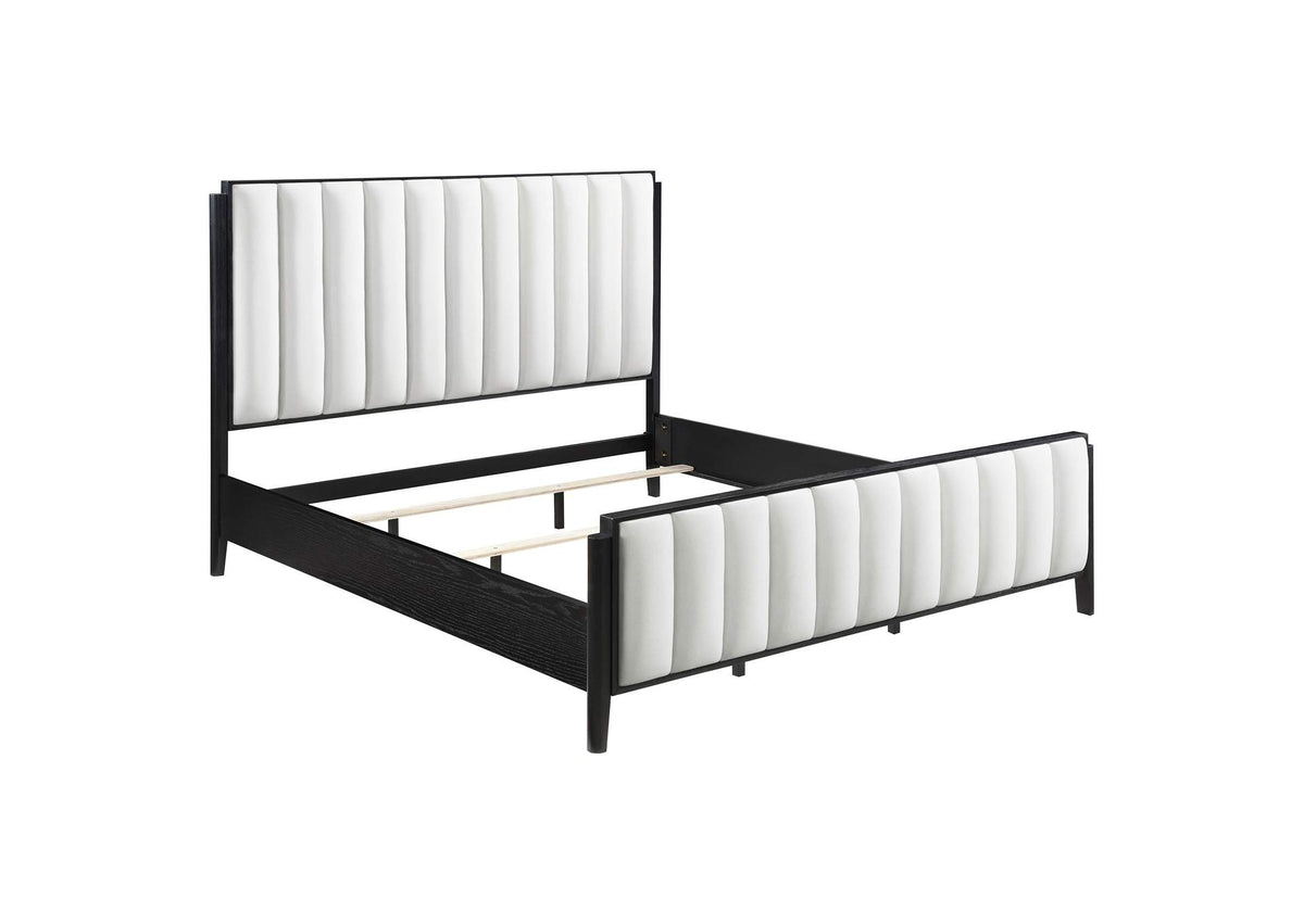 224710KE Brookmead 60-inch Upholstered Eastern King Bed Black