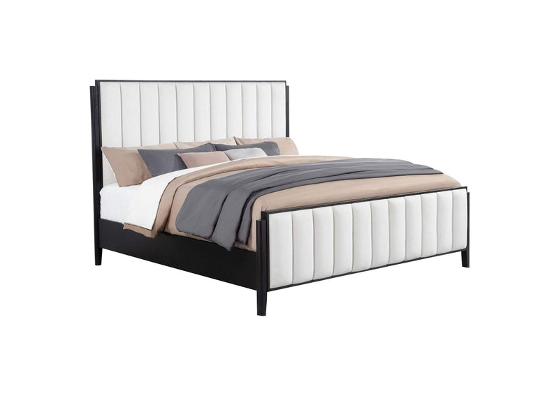 224710KE Brookmead 60-inch Upholstered Eastern King Bed Black