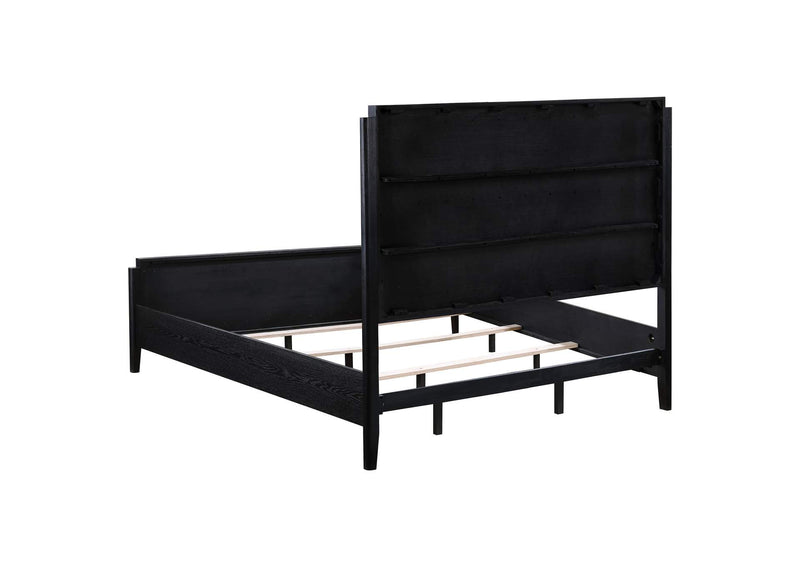 224710KE Brookmead 60-inch Upholstered Eastern King Bed Black