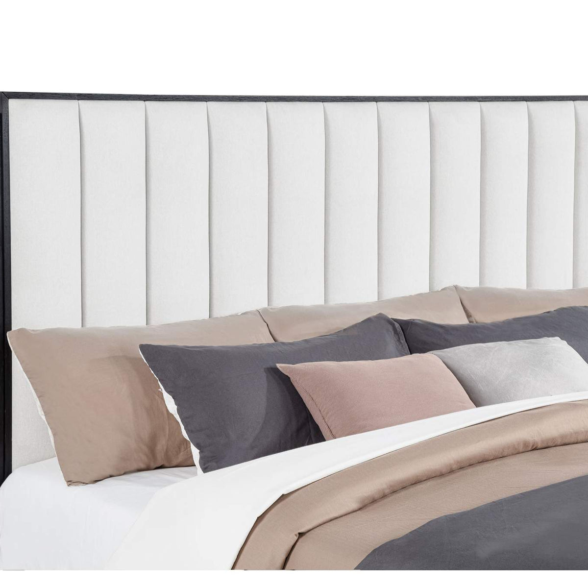 224710KE Brookmead 60-inch Upholstered Eastern King Bed Black