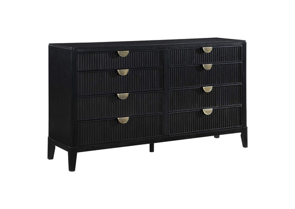 224710KW-S4 Brookmead 4-piece Upholstered Cal King Bedroom Set Black